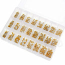 1200 Pcs 24 Values Ceramic Capacitor DIP Monolithic Multilayer Ceramic Chip
