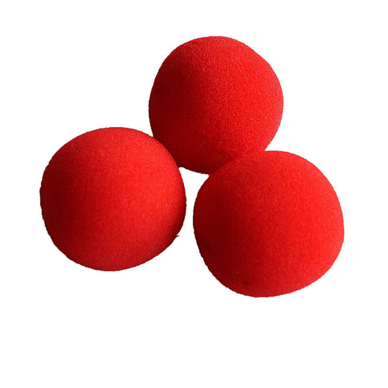 Close-Up Magic Street Classical Comedy Trick Soft Red Sponge Ball X 10 YD BX