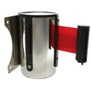 Fixture Display Stanchion Queue Barrier Retractable Ribbon 16.4ft Belt Red