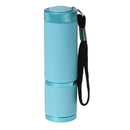 Mini Dryer Light Curing Torch Flashlight for UV Gel Nail Polish (Blue) L2X3