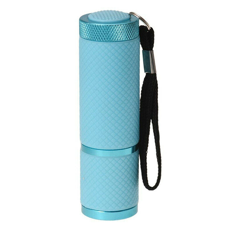 Mini Dryer Light Curing Torch Flashlight for UV Gel Nail Polish (Blue) L2X3
