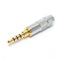 Fashion 4 Pole 3.5mm Stereo Headphone Male Plug Jack Audio Solders Connector TO