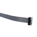 Motherboard Serial 9Pin RS232 DB9 Com Port Ribbon Cable Connector Bracket Slo ~ï¼ˆ