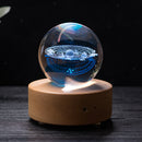 80mm Clear Crystal Glass Ball Sphere Balls Home Decoration -Solar System