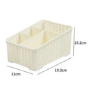 Bathroom cosmetics storage basket basket plastic cover desktop debris imita