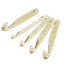 5Pcs Large Smooth Plastic Transparent Craft Crochet Hook 12mm/15mm/18mm/20mm