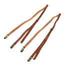 Adjustable  Leather Women Men Pants Trousers Suspenders Shirt Braces