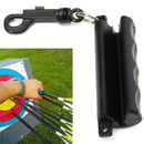 Rubber Silicon Archery Arrow Puller With Keychain for Hunting Bow Black N JHT