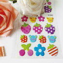 1Sheet Children Paper Crafts Flower Teaching Puffy D L7I4 For Kids Stickers R4O7