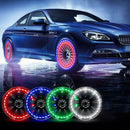 Solar Powered Car Motorcycle Wheel Tire Tyre Valve Cap Light Lamp Flash New