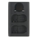 Dual Channel LCD Display Battery Charger Suitable for Nikon D7200 D7000 D750