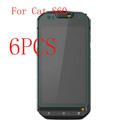 6Pcs For Cat S60 Cover Tempered Glass Screen Protector 9H HD Protector Guard