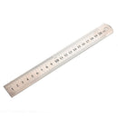 1Pc 20cm Metal Ruler Metric Rule Precision Double Sided Measuring Tool LJAU