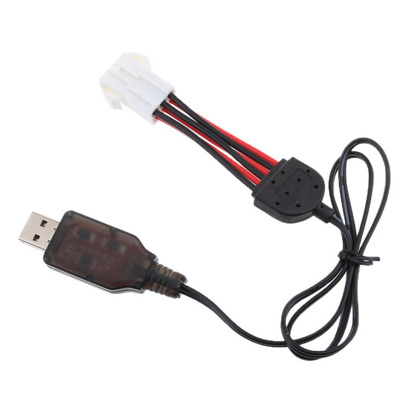 USB To EL-6P Socket Charger Cable 9.6V , For RC Drone Toys