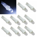 10x T5 12V LED White Car Wedge Dashboard DASH Gauge Instrument LED Bulb Light H7
