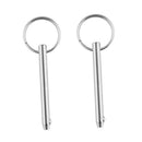 2 Packs Boat Marine Bimini Top Frame Standard Quick Release Pin 5 x 76mm