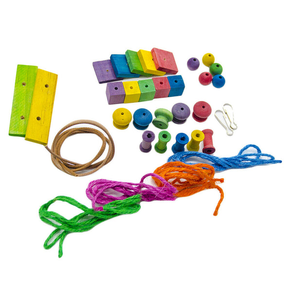 Decorative Crafts Hanging DIY Accessories for Budgies Cockatoo Canary Finch