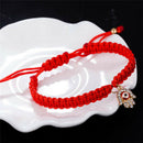 Luck Handmade Rope Cuff Bracelet Crystal Pendant Bangle Thread Women Jewelry LJ