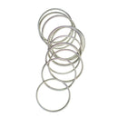 100Pcs Iron Split Key Rings Keyrings Keys chains Charms Clasp DIY Craft 20mm