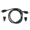 3 in 1 HD High Speed HDMI to HDMI Cable + Micro HDMI Adaptor+ Mini HDMI ada E5E5