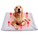 Self Heating Dog Cat Blanket Pet Bed Thermal Washable No Electric Blanket S