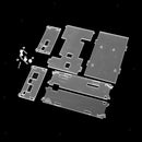 Clear Enclosure Shell case Box Moved Lid for pcDuino V3 3B Development Board