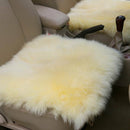 Luxury Faux Breathable Pelt Sheepskin Wool Car Seat Covers Chair Cushion Mat Pad