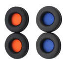 Headphone Soft Ear Pad Cushions Replacement For Skullcandy Hesh, Blue+Orange