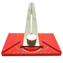 Stainless Steel Ruler Positioning Block Woodworking Line Locator with Metric