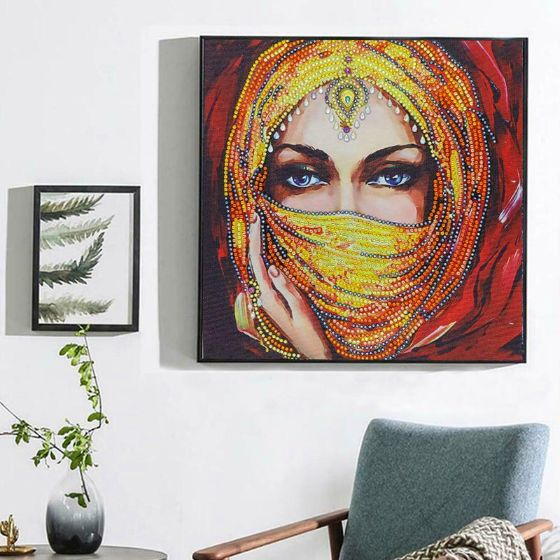 5D DIY Special Shaped Diamond Painting Beauty Cross Stitch Mosaic Craft Kit
