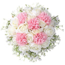 Bride Holding Flowers Romantic Wedding Colorful Gypsophila Bride 'S Bouquet