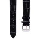 Smart Sports Bluetooth PU Leather Watch Strap for Huawei B5 18mm black