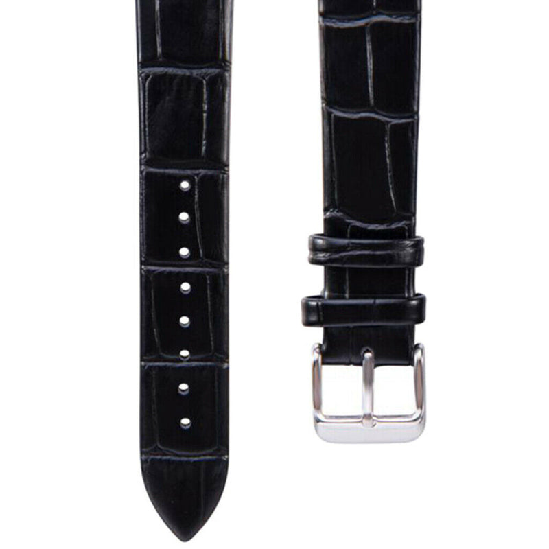 Smart Sports Bluetooth PU Leather Watch Strap for Huawei B5 18mm black