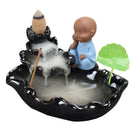 Little Monk Backflow Incense Burner Home Decoration Creative Ceramic Cone W J1A8