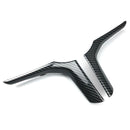Car Steering Wheel Decoration Cover Trim Carbon Fiber Style Stickers for BM