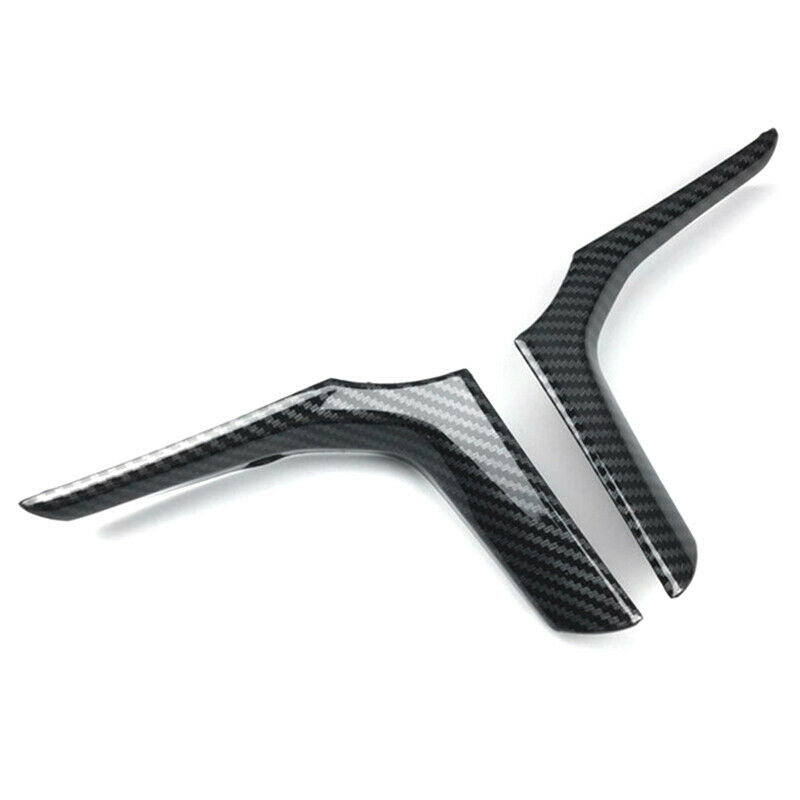 Car Steering Wheel Decoration Cover Trim Carbon Fiber Style Stickers for BM