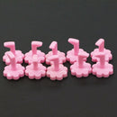 10 Pcs Wintersweet Shape Practice Training Stands Nail Art False Tip Holder W3A2