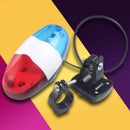 Electric Bike for Safety Cycling 4 Sound 6 LED Police Car Siren Light Horn Bell