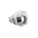 Car Boat 12mm Momentary Metal Push Button Switch 3A/36V DC 1X