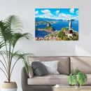 5D DIY Full Drill Diamond Painting Sea Cross Stitch Embroidery Mosaic Kit