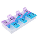 14 Slot 7 Day Pill Organizer Box Weekly Case Travel Medication Reminder