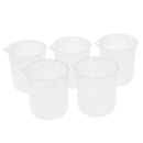 5 Pcs 500ml Plastic Clear Measuring Measurement Cup Lab Kitchen