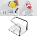 Kitchen Stainless Steel Sponge Drain Rack Soap Storage Holder Strainer Organiser