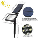 Adjustable Outdoor Solar Lamp 50 Leds Solar Garden Led Light Ip44 Waterproo