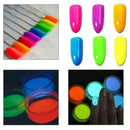 Lasting Shimmer Eyeshadow Pigment Matte Eyeshadow Colorful Nail 6 Colors Po M7P0