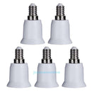 5pcs E14 to E27 Light Socket Adaptor Base Converter Extender Lamp Bulb Holder