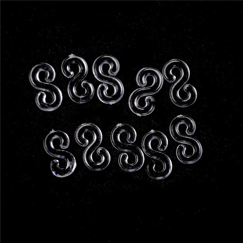 200X Plastic S Clips For  Rubber Band Refills Bracelet Bands   Z
