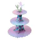 Three Layers Mermaid Cake Stand Mermaid Dessert Stands Birthday Party FavorSEAU