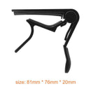 Aluminum Alloy Guitar Capo Quick Change Tuning Clamp for 6 String Guitar