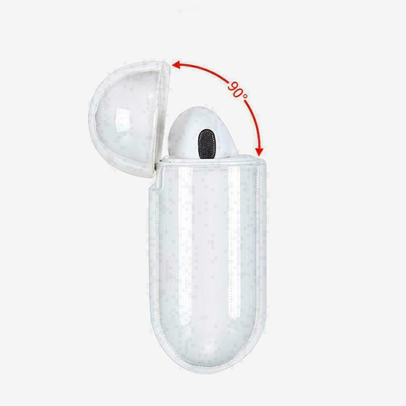 Transparent Clear Protective Skin Soft TPU Cover For AirPods Charging Case T7J4